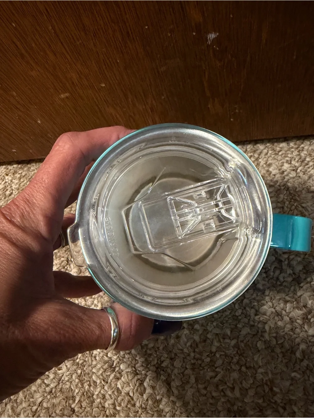 Corkcicle coffee tumbler with camper design.